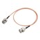 MWRF Source BNC Male to BNC Male RG316 Cable 12 Inches