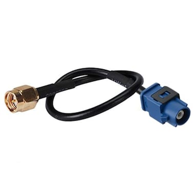 PC-CASE PCCASE 05feet Rf Connector Fakra C Plug to SMA Male Coaxial Flexible Cable Rg174 15cm for WiFi Antenna GPS Antenna