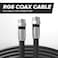 THE CIMPLE CO RG6 Coaxial Cable 20 FT RG6 Coax Cable for TVs Antennas Internet CATV AudioVideo Dual Shielded IndoorOutdoor Coax Wire 20 Feet 6 Meters Black