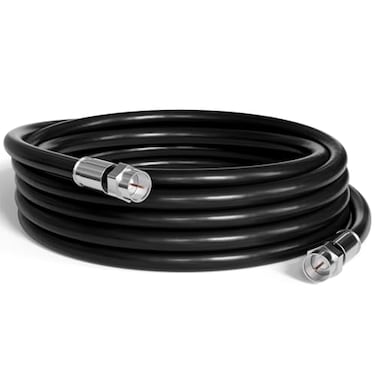 THE CIMPLE CO RG6 Coaxial Cable 20 FT RG6 Coax Cable for TVs Antennas Internet CATV AudioVideo Dual Shielded IndoorOutdoor Coax Wire 20 Feet 6 Meters Black