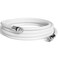 THE CIMPLE CO Solid Copper Coaxial Cable 1 FT RG6 Coax for TVs Antennas Internet CATV AudioVideo RVs IndoorOutdoor Coax Cable 1 Foot 03 Meter White