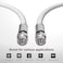THE CIMPLE CO Solid Copper Coaxial Cable 1 FT RG6 Coax for TVs Antennas Internet CATV AudioVideo RVs IndoorOutdoor Coax Cable 1 Foot 03 Meter White