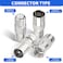 Superbat F FemaleMale to TV Pal MaleFemale RF Coaxial Adapter Connectors Kit 4 Pcs