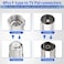 Superbat F FemaleMale to TV Pal MaleFemale RF Coaxial Adapter Connectors Kit 4 Pcs
