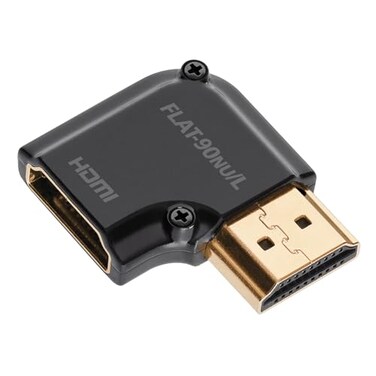 AudioQuest HDMI 90 NUL Flat Adaptor Narrow Up NU Left Bend