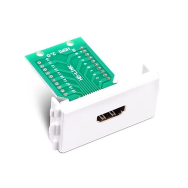 Uniquers Panel Mount HDMI Female Socket Breakout Board Adapter for Custom Wiring