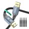 Adoreen 8K DisplayPort 14 Cable 10 Feet2 Pack DP CordFrom 1530FT8K60Hz 4K144Hz 2K 1080P240Hz 324Gbps HBR3 HDCP HDRFreeSync GSyncBraided Display Port for Monitor Graphics 5 TiesNOT HDMI