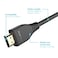 Keymox 8K HDMI Cable 6ft HDMI 21 Cable 48Gbps Ultra HD High Speed Support 4K120Hz 8K60Hz Dynamic HDReARCEthernet Compatible with Apple TVNintendo SwitchRokuXbox Series XSPS5Bluray
