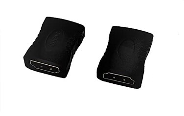 E-LinkMore ELinkMore Hdmi Adapter Female to Female Extension Cable Connector Full HD 4K60Hz 2PCS