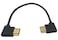 Halokny Haokiang HDMI Cable 19 Inch High Speed HDMI Male to Male 90 Degree Left to Right Angle Adapter Gold Plated HDMI Cable for TVs Laptops MM LR