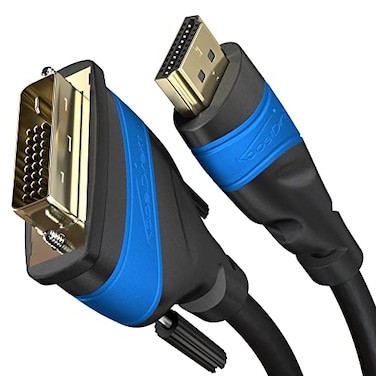 KabelDirekt HDMI DVI Adapter Cable with AIS SignalInterference Protection 6ft biDirectional DVID 241HDMI Monitor Cable PCLaptop to MonitorTV Full HD1080p by CableDirect