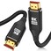 KELink 8K HDMI 21 Cable 10FT 48Gbps Ultra High Speed Black Braided HDMI Cord Get 4k 120Hz On PS5 Supports 8k 60Hz HDR eArc Dolby Vision More