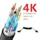 Kework 39ft HDMI 4K60Hz Coiled Cable Right Angle HDMI 20 Version Male to Male Adapter Spring Spiral Cord 18Gbps High Speed High Definition