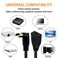 Poyiccot 8K HDMI Extension Cable 2ft 48Gbps 90 Degree Down Angle Male to Female HDMI 21 Cable Support High Speed 3D Ultra HDR 8K60Hz 4K120Hz for PC Laptop Xbox PS5