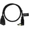 Poyiccot 8K HDMI Extension Cable 2ft 48Gbps 90 Degree Down Angle Male to Female HDMI 21 Cable Support High Speed 3D Ultra HDR 8K60Hz 4K120Hz for PC Laptop Xbox PS5