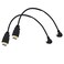 Seadream Angled Micro HDMI to Standard HDMI Cable 2Pack 1Foot 90 Degree Up Angle Micro HDMI Male to HDMI Male Cable Connector 2Pack Up Angled