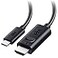 Cable Matters Unidirectional USB C to HDMI 21 Cable 10ft Support 4K240Hz and 8K60Hz HDR Thunderbolt 4 Thunderbolt 5 USB 4 Compatible with MacBook Pro XPS ThinkPad Max 4K60Hz on macOS