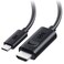 Cable Matters Unidirectional USB C to HDMI 21 Cable 10ft Support 4K240Hz and 8K60Hz HDR Thunderbolt 4 Thunderbolt 5 USB 4 Compatible with MacBook Pro XPS ThinkPad Max 4K60Hz on macOS