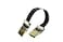 Permanent Black Soft Slim 10CM Short FPV Flat HDMI Cable Standard HDMI Full Normal Male Interface to Standard HDMI Interface for RED blackmagic BMCC Sony pxw FS7 Canon C300