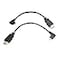 Seadream Angled Micro HDMI to HDMI Cable 8inch 90 Degree Angle Micro HDMI Male to HDMI Male Cable Connector 2pcs1pcs Left 1pcs Right