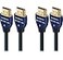 AudioQuest Blueberry 4K8K 18Gbps 075m 24ft HDMI Cables 2Pack