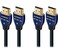 AudioQuest Blueberry 4K8K 18Gbps 075m 24ft HDMI Cables 2Pack
