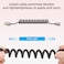 RIIEYOCA 90 Degree 4K Short Micro HDTV to HDTV Coiled CableLeft Angle HDTVs Male to Micro HDTVs Male Cable18Gbps HDTVs20 Support 4K60HzCompatible with CamerasMonitors 3FT09M