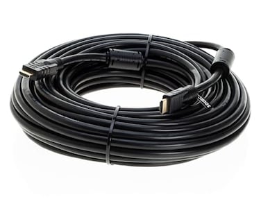 Cables Direct 75FT HDMI Cable HighSpeed 4K HDR 18Gbps Ethernet Audio Return Channel GoldPlated 20 60Hz UHD ARC Universal Compatible With HDTV Projector Gaming Console Laptop Home Theater 75FT Black