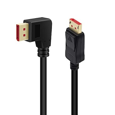 ALYYDBG 8K60Hz 90 Degree Displayport 14 Cable Male to Male Right Angle DP 14 Cable Support 8K60Hz 4K144Hz 6FT18M