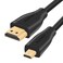 Anbear 3FT Micro HDMI to HDMI Cable Supports 3D 4K 60Hz Compatible with Cameras Tablets Laptops TVs Projectors