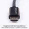 AUSTERE VII Series Certified Premium Ultra High Speed 8K HDMI Cable 15m 48Gbps 8K60 4K120 Dynamic HDR eARC Gold Contacts SilverPlated Conductors LinkFit Locking Connectors High Flex Cable