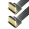 cablecc Cablecc CYFPV Dual 90 Degree Down Angled HDMI Type A Male to Male HDTV FPC Flat Cable 20cm for FPV HDTV Multicopter Aerial Photography