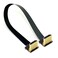 cablecc Cablecc CYFPV Dual 90 Degree Down Angled HDMI Type A Male to Male HDTV FPC Flat Cable 20cm for FPV HDTV Multicopter Aerial Photography