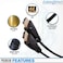 Cables Direct Online 12FT HDMI 20 60Hz Cable HighSpeed 4K HDR 18Gbps Ethernet Audio Return Channel GoldPlated UHD ARC Universal Compatible with HDTV Projector Gaming Console Laptop Home Theater