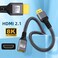 chenyang HDMI 21 Cable HDMI UHD 8K 60hz 4K 120hz 48Gbs Male to Female Extension Cable with Audio 3D HDMI Cord 03M