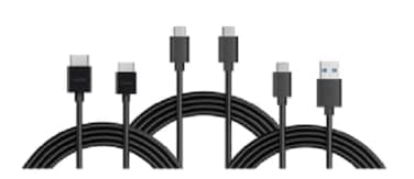 cocopar 6 feet Mini HDMI to HDMI Cable USBC Cable USB A to C Cable
