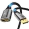 DGHUMEN 8K DisplayPort Extension Cable 3Feet DisplayPort 14 Male to Female Extension Cable Braided DP to DP Extended Cord Supports 8K60Hz4K120Hz Grey 3 Ft