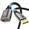 DGHUMEN 8K DisplayPort Extension Cable 3Feet DisplayPort 14 Male to Female Extension Cable Braided DP to DP Extended Cord Supports 8K60Hz4K120Hz Grey 3 Ft