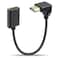 Duttek 90 Degree HDMI 21 Extension Cable 30CM Down Angle 8K60Hz 48Gbps HDR eARC HDMI Male to Female Adapter Cord Slim Short HDMI Extender for Wall Mount TV PS5 Xbox Monitor Projector