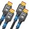Highwings 8K HDMI Cable 21 2Pack 66FT Slim 48Gbps High Speed HDMI Braided Cord4K120Hz 144Hz 8K60Hz HDCP 2223 Dynamic HDReARCDTSXRTX 3090Compatible with Roku TVHDTVPS5Bluray