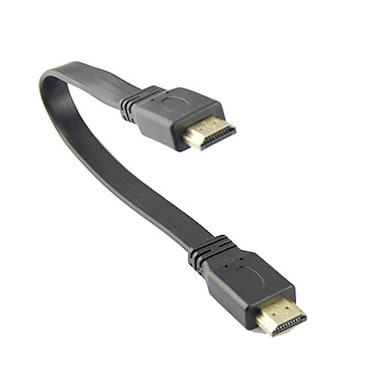 jasavdio 8inch 20CM HDMI Male to Male CableHighSpeed HDMI HDTV Cable Supports Ethernet 3D Black