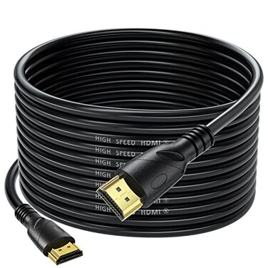 Jorenca 4K HDMI Cable 40ft Ultra High Speed HDMI 20 Cables 4K60Hz 18gbps Gold Plated ConnectorEthernet Audio Video ReturnCompatible for 1080p 3D HDTV PC Xbox Arc Laptop PS3459 etc