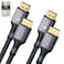 Stouchi 8K HDMI Cables 48Gbps Ultra High Speed 10K 8K60Hz 4K120Hz 144Hz HDCP 2223 SBTM Dynamic HDR eARC Compatible with Apple TV 4KRoku TVPS5Bluray Grey 6ft 2Pack