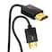 Twozoh Flexible Slim HDMI Cable 10FT Soft UltraThin HDMI to HDMI Cord Support 4K60Hz2160P1080P