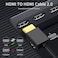 Twozoh Flexible Slim HDMI Cable 10FT Soft UltraThin HDMI to HDMI Cord Support 4K60Hz2160P1080P