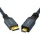 Twozoh Micro HDMI to Mini HDMI Cable Mini HDMI Male to Micro HDMI Male Cable Micro HDMI Type D Male to Mini HDMI Type C Male Cable Support 3D4K 1080p 16Ft