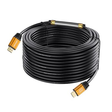 WEIMEI 100 Feet 4K HDMI Cable 20 HDMI Cord 100ft with IC Booster Support 4K60Hz UHD 2160P Ethernet 3D ARC with GoldPlated Connector and Bare Copper Conductor from 6ft to 100 ft for Choices