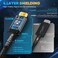 Yuaice 10K 8K HDMI Cable 15FT 33FT 66FT 10FT 16FT 20FT 25FT Heavy Duty HighSpeed Braided HDMI Cable Professional HDMI Cord 48Gbps 4K120Hz 8K60Hz HDR DTSX HDCP 2223