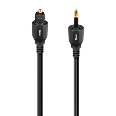 AudioQuest 15m Pearl Optical 35mm Mini M Toslink FiberOptic Cable