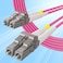 10Gtek Fiber Patch Cable 10GbGigabit MultiMode Jumper Duplex 50125m LSZH Fiber Optic Cord for SFP Transceiver Magenta 7Meter23ft